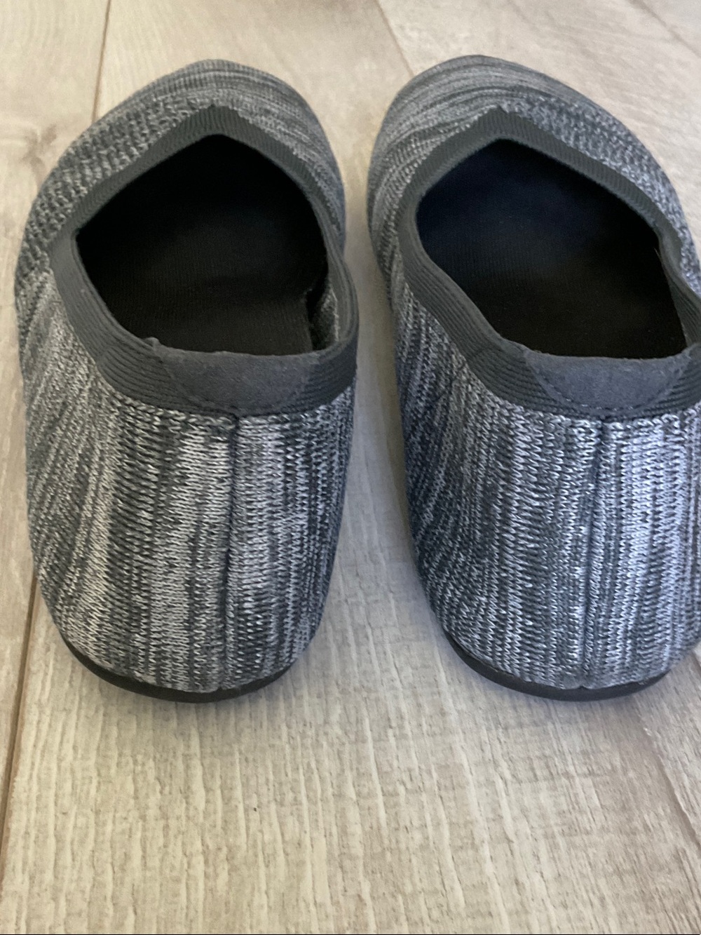 Xero Barefoot Phoenix Women's Gray Knit Slip-On Ballet Flats - Picture 3 of 3